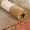 Superior Indoor Runner Rug, Jute Backing, Home Decor for Bedroom, Living Room, Office, Kitchen, Hallway, Floor Cover, Patchwork, Color Block, Plush, Clifton Collection, 2′ 7″ x 10′, Multi Color(Ginger)