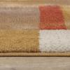 Superior Indoor Runner Rug, Jute Backing, Home Decor for Bedroom, Living Room, Office, Kitchen, Hallway, Floor Cover, Patchwork, Color Block, Plush, Clifton Collection, 2′ 7″ x 10′, Multi Color(Ginger)