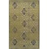 Superior Indoor Runner Rug, Jute Backing, Modern Plush Rugs for Entryway, Kitchen Floors, Hallway, Office Floor Cover, Medallion Rugs, Mayfair Collection, 2′ 7″ x 8′, Ivory(Green)