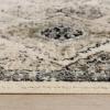 Superior Indoor Runner Rug, Jute Backing, Modern Plush Rugs for Entryway, Kitchen Floors, Hallway, Office Floor Cover, Medallion Rugs, Mayfair Collection, 2′ 7″ x 8′, Ivory(Ivory)