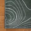 Superior Indoor Runner Rug, Jute Backing, Plush Carpet Cover, for Hallways, Entry, Office, Plush Floor Cover, Modern Wood Grain, Abstract Lines, Veer Collection, 2′ 7″ x 8′, Chocolate(Slate)