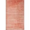 Superior Indoor Runner Rug, Jute Backing, Plush Carpet Cover, for Hallways, Entry, Office, Plush Floor Cover, Modern Wood Grain, Abstract Lines, Veer Collection, 2′ 7″ x 8′, Chocolate(Coral)
