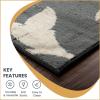 Superior Indoor Runner Rug, Plush Carpet Cover, for Hallway, Entryway, Dining, Office, Kitchen, Modern Floral Patchwork Decor, Pastiche Collection, 2′ 7″ x 10′, Beige(Beige – Z)