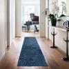 Superior Indoor Shag Modern Fuzzy Soft Cozy Shaggy Living/Dining Room, Bedroom, Office, Entryway, Kitchen, Dorm, Playroom, Kids, Nursery, Textured Area Rug, 2 ft 5 in x 12 ft, Sage(Marina)