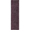 Superior Indoor Shag Modern Fuzzy Soft Cozy Shaggy Living/Dining Room, Bedroom, Office, Entryway, Kitchen, Dorm, Playroom, Kids, Nursery, Textured Area Rug, 2 ft 5 in x 12 ft, Sage(Purple)