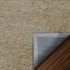 Superior Indoor Shag Modern Fuzzy Soft Cozy Shaggy Living/Dining Room, Bedroom, Office, Entryway, Kitchen, Dorm, Playroom, Kids, Nursery, Textured Area Rug, 2 ft 5 in x 12 ft, Sage(Beige)