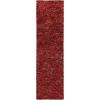 Superior Indoor Shag Modern Fuzzy Soft Cozy Shaggy Living/Dining Room, Bedroom, Office, Entryway, Kitchen, Dorm, Playroom, Kids, Nursery, Textured Area Rug, 2 ft 5 in x 12 ft, Sage(Burgundy)