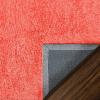 Superior Indoor Shag Modern Fuzzy Soft Cozy Shaggy Living/Dining Room, Bedroom, Office, Entryway, Kitchen, Dorm, Playroom, Kids, Nursery, Textured Area Rug, 2 ft 5 in x 12 ft, Sage(Spiced Coral)