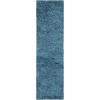Superior Indoor Shag Modern Fuzzy Soft Cozy Shaggy Living/Dining Room, Bedroom, Office, Entryway, Kitchen, Dorm, Playroom, Kids, Nursery, Textured Area Rug, 2 ft 5 in x 12 ft, Sage(Marina)