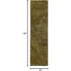 Superior Indoor Shag Modern Fuzzy Soft Cozy Shaggy Living/Dining Room, Bedroom, Office, Entryway, Kitchen, Dorm, Playroom, Kids, Nursery, Textured Area Rug, 2 ft 5 in x 12 ft, Sage(Sage)