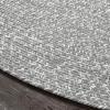 Superior Indoor/Outdoor Area Rug, Dual-Tone Reversible Braided Floor Decor for Patio, Front Porch, Entryway, Living Room, Office, Nursery, Artistic Home, 5′ x 8′, Fog Green-White(Canvas-white)