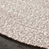 Superior Indoor/Outdoor Area Rug, Dual-Tone Reversible Braided Floor Decor for Patio, Front Porch, Entryway, Living Room, Office, Nursery, Artistic Home, 5′ x 8′, Fog Green-White(Latte-white)