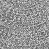 Superior Indoor/Outdoor Area Rug, Dual-Tone Reversible Braided Floor Decor for Patio, Front Porch, Entryway, Living Room, Office, Nursery, Artistic Home, 5′ x 8′, Fog Green-White(Charcoal-white)