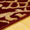 Superior Kensington Area Rug, 3′ x 5′, Toffee(Red)