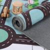 Superior Kids Indoor Area Rug, Jumbo Numbers Design, Cute Rugs for Nursery, Playroom, Bedroom, Living Room, Unique Accent, Soft Cotton Backed, Entryway, Playtime Collection, 5′ 7″ x 8′ 9″, Aquamarine(Pine Green)