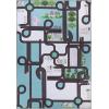 Superior Kids Indoor Area Rug, Jumbo Numbers Design, Cute Rugs for Nursery, Playroom, Bedroom, Living Room, Unique Accent, Soft Cotton Backed, Entryway, Playtime Collection, 5′ 7″ x 8′ 9″, Aquamarine(Pine Green)