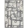 Superior Kids Indoor Area Rug, Jumbo Numbers Design, Cute Rugs for Nursery, Playroom, Bedroom, Living Room, Unique Accent, Soft Cotton Backed, Entryway, Playtime Collection, 5′ 7″ x 8′ 9″, Aquamarine(Ivory – Z)