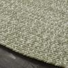 Superior Kinallen Reversible Braided Oval Indoor/Outdoor Area Rug for Living Room Bedroom Office Kitchen Dining Washable Rugs, 6′ x 9′, Brick-White(Fog Green-white)