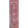 Superior Large Indoor Area Rug, Modern Floor Decor for Living/Dining Room, Kitchen, Bedroom, Office, Entry, Flat-Weave, Floral Medallion, Cotton Backing, Fiorella Collection, 10′ x 13′, Berry Red(Flor – Berry Red)
