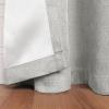 Superior Linen Textured Blackout Curtain Set of 2, Thermal Insulated Panel Pair with Grommet Top Header, Classic Natural Look Room Darkening Drapes, Available in 4 Lengths – Cream, 52”x108” each(Marshmellow)