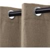 Superior Linen Textured Blackout Curtain Set of 2, Thermal Insulated Panel Pair with Grommet Top Header, Classic Natural Look Room Darkening Drapes, Available in 4 Lengths – Cream, 52”x108” each(Coriander)