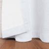Superior Linen Textured Blackout Curtain Set of 2, Thermal Insulated Panel Pair with Grommet Top Header, Classic Natural Look Room Darkening Drapes, Available in 4 Lengths – Cream, 52”x84” each(Snow White)