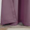Superior Linen Textured Blackout Curtain Set of 2, Thermal Insulated Panel Pair with Grommet Top Header, Classic Natural Look Room Darkening Drapes, Available in 4 Lengths – Cream, 52”x108” each(Wisteria)