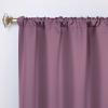 Superior Linen Textured Blackout Curtain Set of 2, Thermal Insulated Panel Pair with Grommet Top Header, Classic Natural Look Room Darkening Drapes, Available in 4 Lengths – Cream, 52”x108” each(Wisteria)