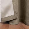 Superior Linen Textured Blackout Curtain Set of 2, Thermal Insulated Panel Pair with Grommet Top Header, Classic Natural Look Room Darkening Drapes, Available in 4 Lengths – Cream, 52”x84” each(Coriander)