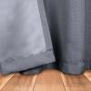 Superior Linen Textured Blackout Curtain Set of 2, Thermal Insulated Panel Pair with Grommet Top Header, Classic Natural Look Room Darkening Drapes, Available in 4 Lengths – Cream, 52”x84” each(Charcoal)