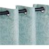 Superior Lotus Jacquard Curtains, Floral Damask Window Accent, Perfect for Family Room or Bedroom, Traditional, Formal, Classic Style with Grommets, Curtain Set of 2 Panels, 52″ x 108″, Linen(Raindrop)