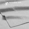 Superior Melange Flannel Cotton Sheet Set, Ultra-Soft Brushed Sheets, Modern, Farmhouse Bedding, Basics, Includes; Flat Sheet, Elastic Deep Pocket Fitted Sheet, Pillowcases, King, Fig Plum(Grey)
