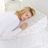 Superior Memory Foam Wedge Pillow, Body Pillow, Removable Cover, Extra Sleeping Support for Side, Back or Stomach Sleepers, Bedding Basics, Fluffy, Plush, Bedroom Decor, 24″ x 24″ x 8″, White(White)