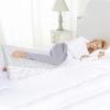 Superior Memory Foam Wedge Pillow, Body Pillow, Removable Cover, Extra Sleeping Support for Side, Back or Stomach Sleepers, Bedding Basics, Fluffy, Plush, Bedroom Decor, 24″ x 24″ x 8″, White(White)