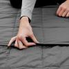 Superior Microfiber Weighted Blanket, Perfect for Adults, Heavy Blankets, Warm, Cozy, Comfy Bedding, Bedroom, Couch Throw, Blankets for Lounging, Modern Quilted Blanket, 48″ x 72″, 15 Pounds, Black(Charcoal)