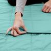 Superior Microfiber Weighted Blanket, Perfect for Adults, Heavy Blankets, Warm, Cozy, Comfy Bedding, Bedroom, Couch Throw, Blankets for Lounging, Modern Quilted Blanket, 48″ x 72″, 15 Pounds, Black(Turquoise)