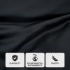 Superior Modal from Beechwood 300-Thread Count Solid Deep Pocket Sheet Set, King, White, 4-Piece SetxSuperior(Black)