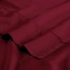 Superior Modal from Beechwood 300-Thread Count Solid Deep Pocket Sheet Set, King, White, 4-Piece SetxSuperior(Burgundy)
