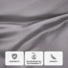 Superior Modal from Beechwood 300-Thread Count Solid Deep Pocket Sheet Set, King, White, 4-Piece SetxSuperior(Grey)