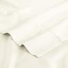 Superior Modal from Beechwood 300-Thread Count Solid Deep Pocket Sheet Set, King, White, 4-Piece SetxSuperior(Ivory)