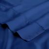 Superior Modal from Beechwood 300-Thread Count Solid Deep Pocket Sheet Set, King, White, 4-Piece SetxSuperior(Navy Blue)