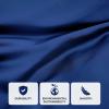 Superior Modal from Beechwood 300-Thread Count Solid Deep Pocket Sheet Set, King, White, 4-Piece SetxSuperior(Navy Blue)