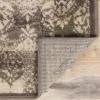 Superior Modern Mystique Collection Area Rug, 8mm Pile Height with Jute Backing, Elegant Multi-colored Damask Pattern, Anti-Static, Water-Repellent Rugs – Brown, 5′ x 8′ Rug(Brown)