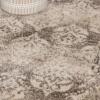 Superior Modern Mystique Collection Area Rug, 8mm Pile Height with Jute Backing, Elegant Multi-colored Damask Pattern, Anti-Static, Water-Repellent Rugs – Brown, 5′ x 8′ Rug(Brown)