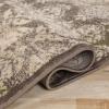 Superior Modern Mystique Collection Area Rug, 8mm Pile Height with Jute Backing, Elegant Multi-colored Damask Pattern, Anti-Static, Water-Repellent Rugs – Brown, 5′ x 8′ Rug(Brown)
