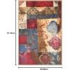 Superior Non-Slip Emory Indoor Area Rug, Perfect for Living Room, Bedroom, Farmhouse, Kitchen, Under Dining Room Table, Rug for Home and Office, Ideal for on Tile or Carpet, Washable, Brown, 5′ x 8′(2′ x 3′ (Rectangular))
