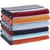 Superior Oversized 2-Piece Beach Towel Set – Quick Drying Cotton Beach Towels, Cape May Striped Summer Towel for Beach, Pool, and Jacuzzi Swim Towel for Kids and Adults 34″ x 64″, Pear(Aero Blue)