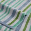 Superior Oversized 2-Piece Beach Towel Set – Quick Drying Cotton Beach Towels, Cape May Striped Summer Towel for Beach, Pool, and Jacuzzi Swim Towel for Kids and Adults 34″ x 64″, Pear(Stitch – Blue Violet)