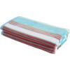 Superior Oversized 2-Piece Beach Towel Set – Quick Drying Cotton Beach Towels, Cape May Striped Summer Towel for Beach, Pool, and Jacuzzi Swim Towel for Kids and Adults 34″ x 64″, Pear(Aqua)