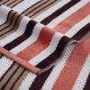 Superior Oversized 2-Piece Beach Towel Set – Quick Drying Cotton Beach Towels, Cape May Striped Summer Towel for Beach, Pool, and Jacuzzi Swim Towel for Kids and Adults 34″ x 64″, Pear(Emberglow)